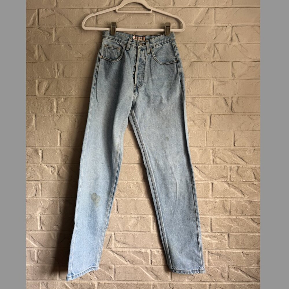 Vintage GUESS Jeans by Georges Marciano - Light Wash - Size 27 - 100% Cotton